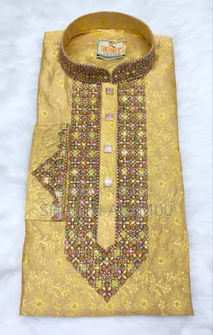 ইন্ডিয়ান কাতান এমব্রয়ডারি পাঞ্জাবি