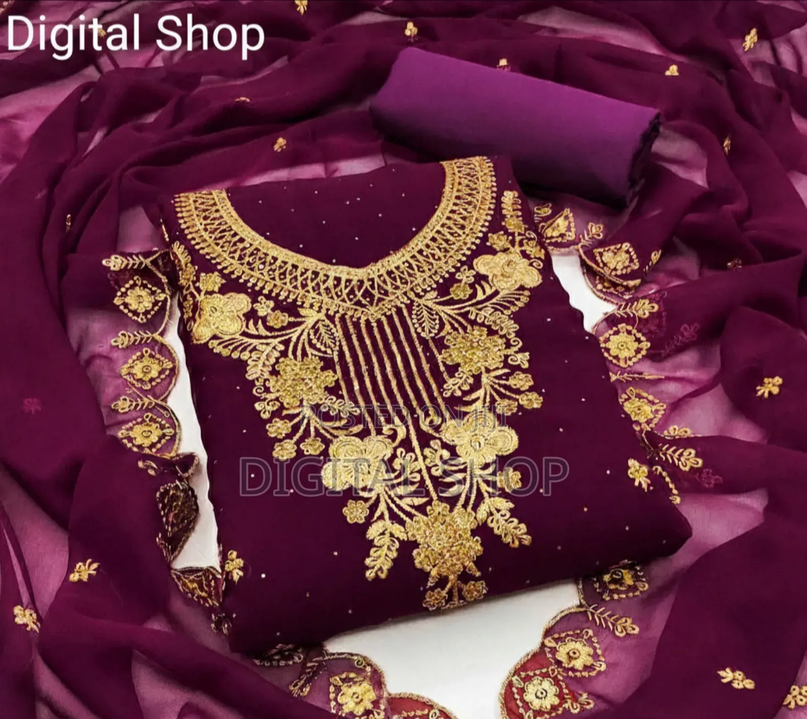 আভিজাত্যের স্পর্শ: এমব্রয়ডারি Georgette