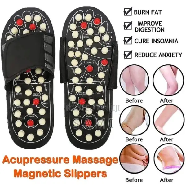 Foot Massage Slippers – Acupuncture Therapy Massager Shoes