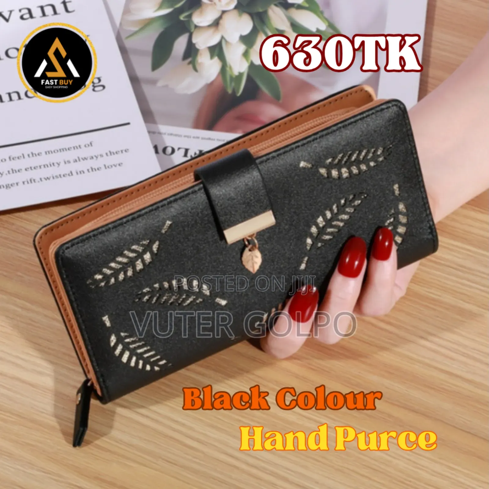 Madley Two-Fold Zipper Purse