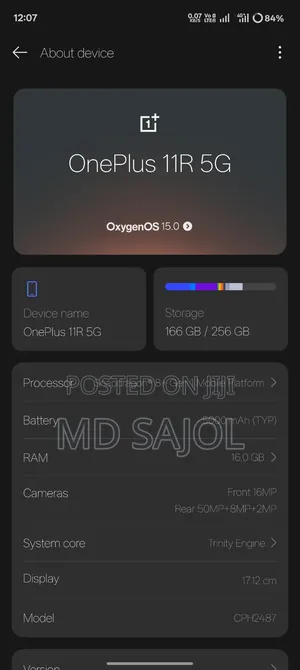 OnePlus 11R 256 GB Blue