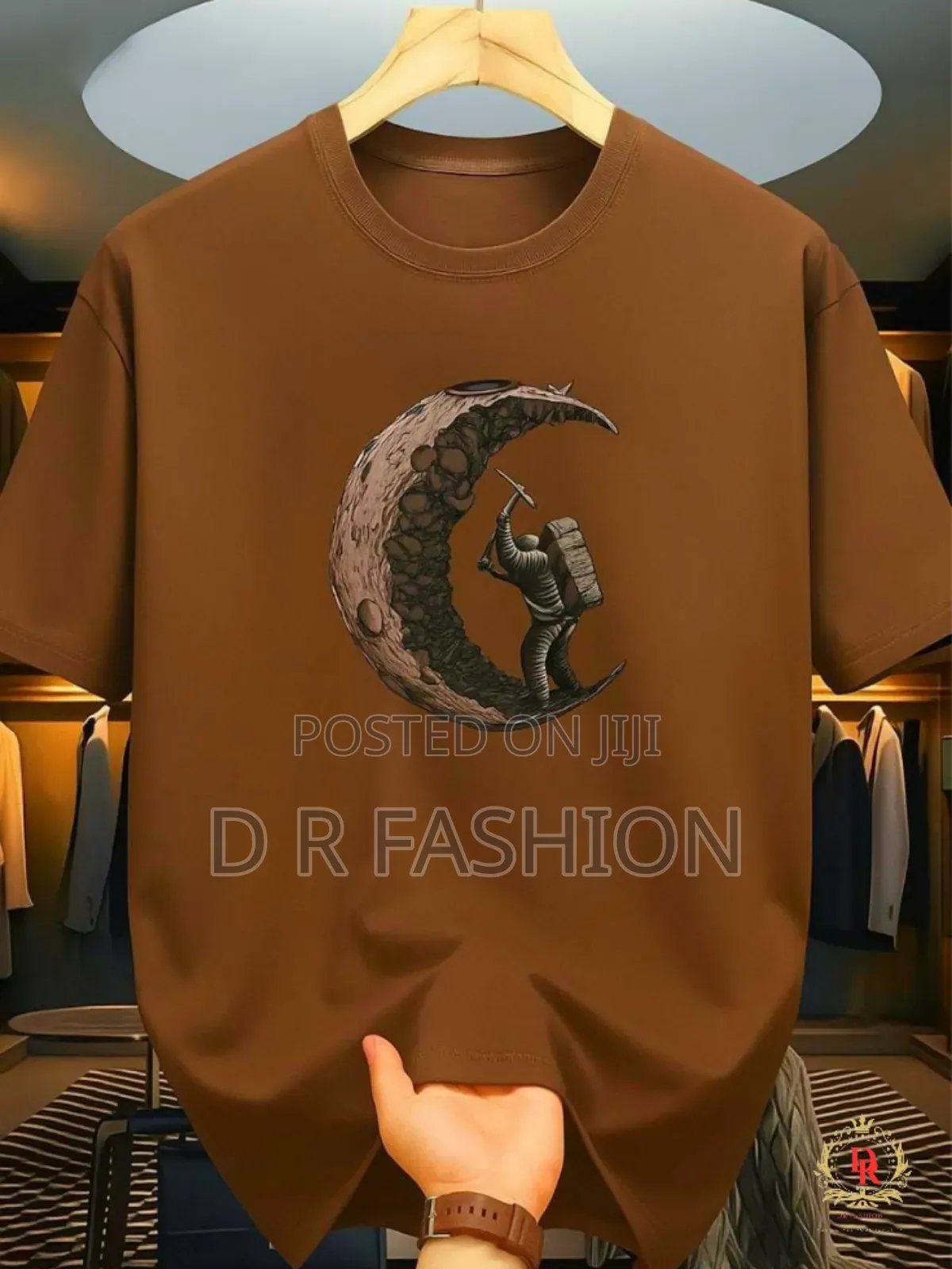 Drop Shoulder Tshirt With DTF Print