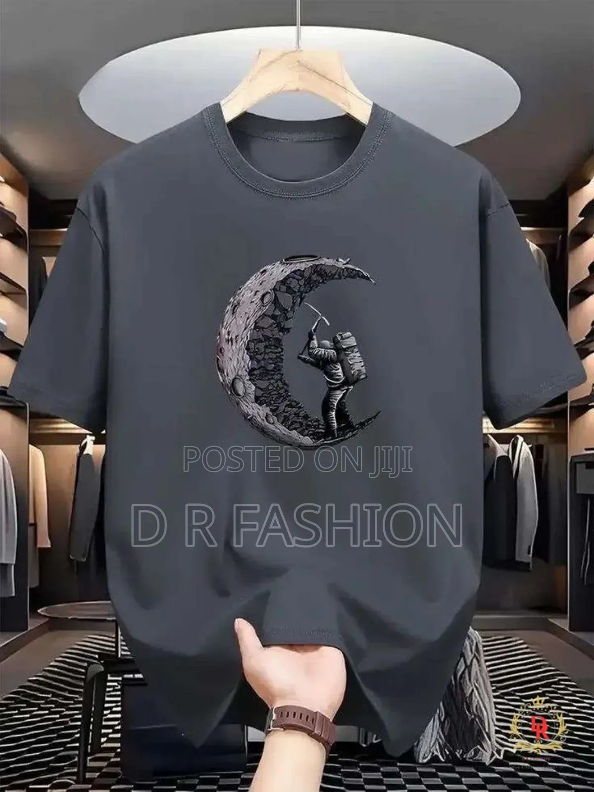 Drop Shoulder Tshirt With DTF Print