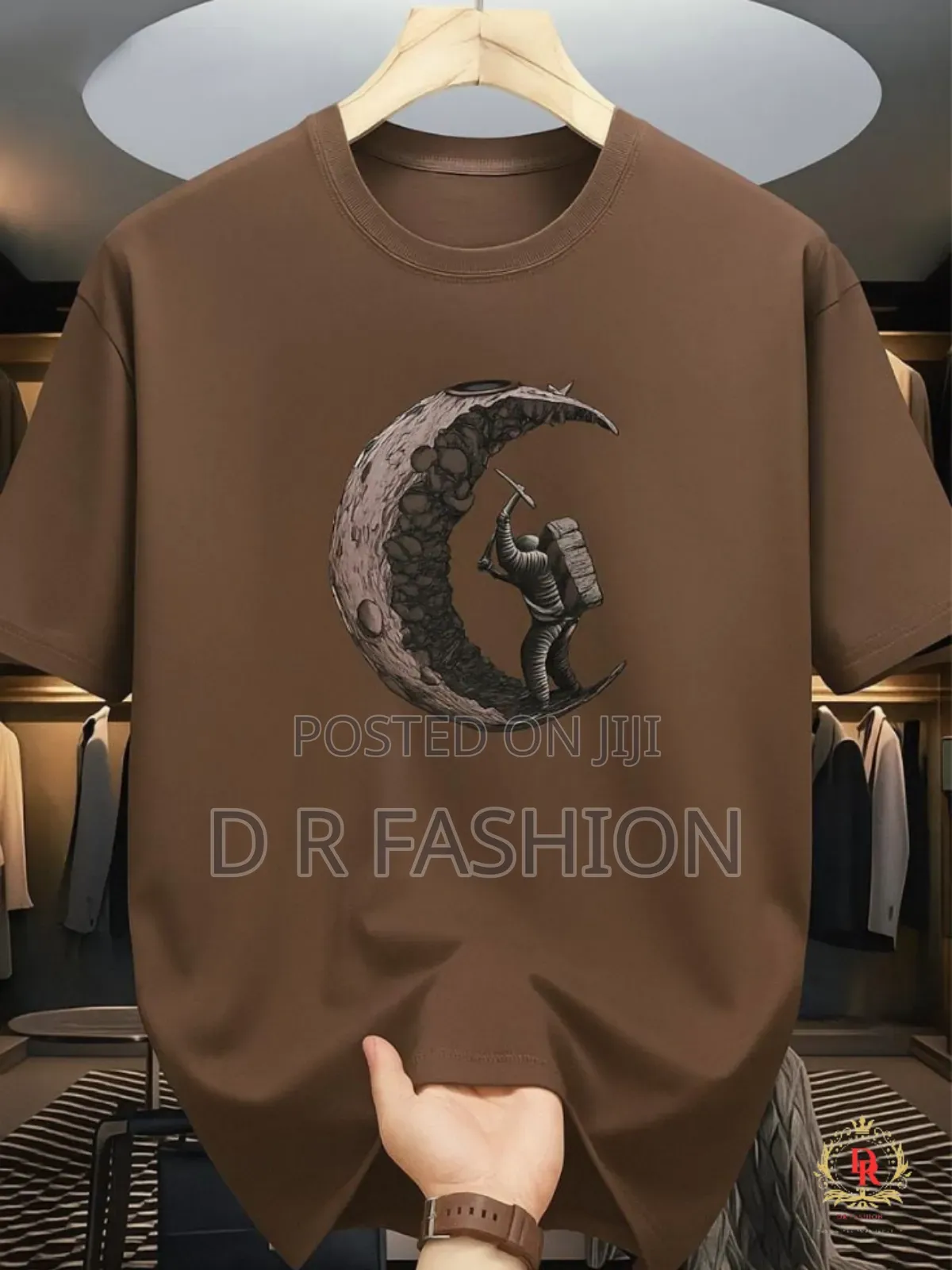 Drop Shoulder Tshirt With DTF Print