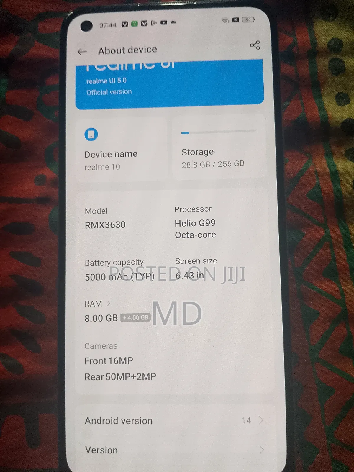 Realme 10 128 GB Silver