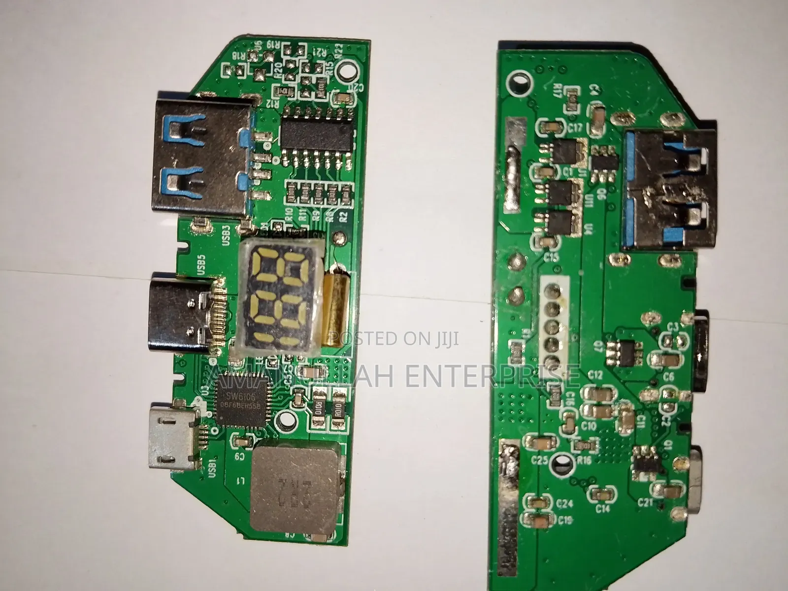 Top Class Power Bank Circuit Dual Usb 5v 2.4a Type-C Micro Lightning.