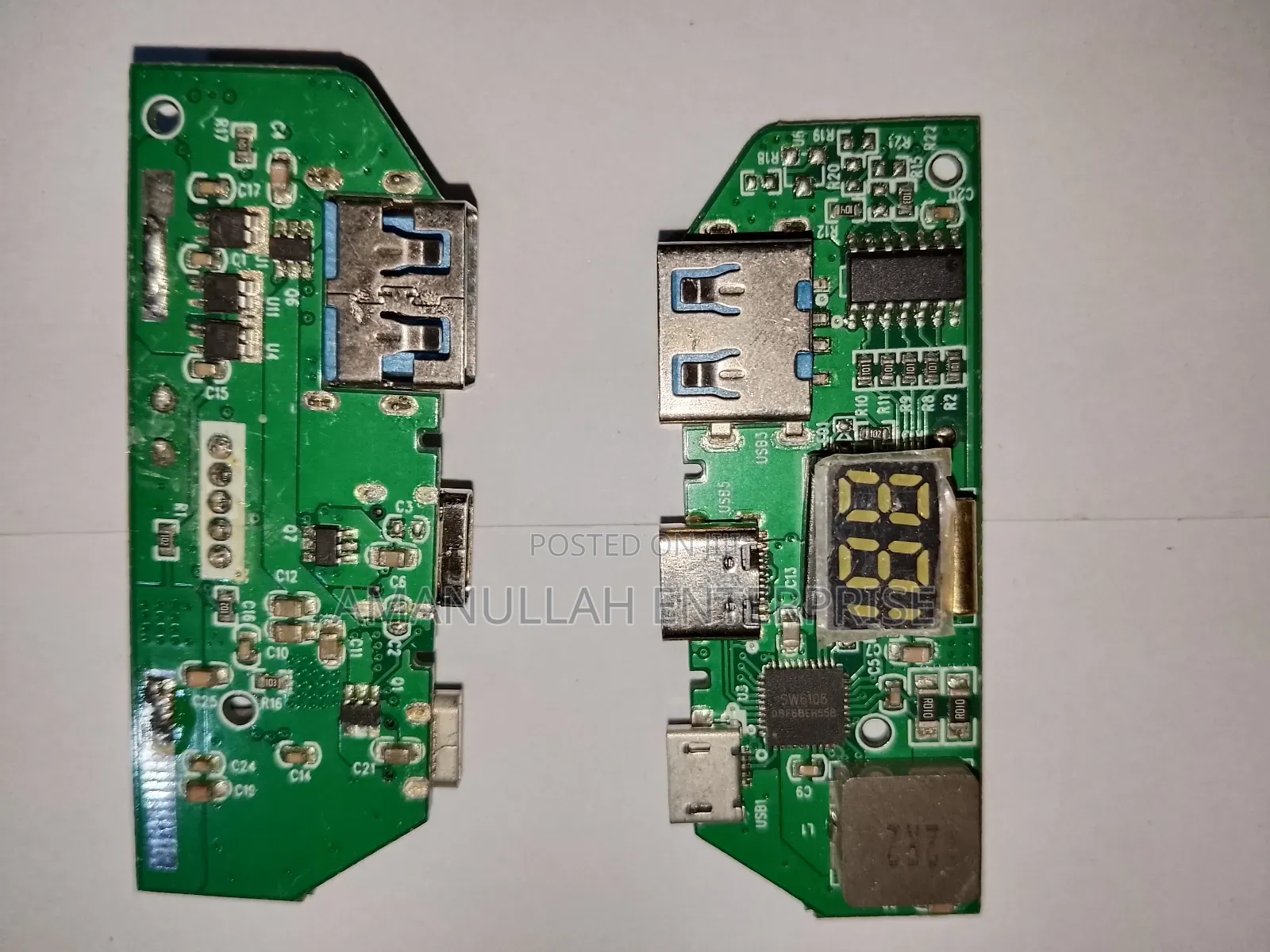 Top Class Power Bank Circuit Dual Usb 5v 2.4a Type-C Micro Lightning.