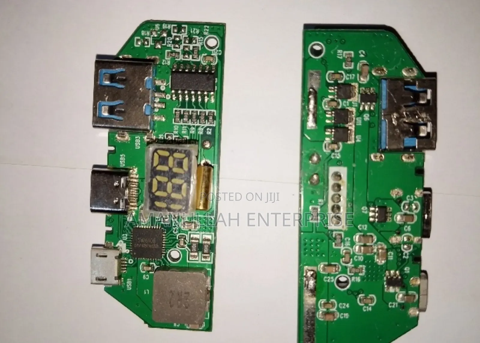 Top Class Power Bank Circuit Dual Usb 5v 2.4a Type-C Micro Lightning.