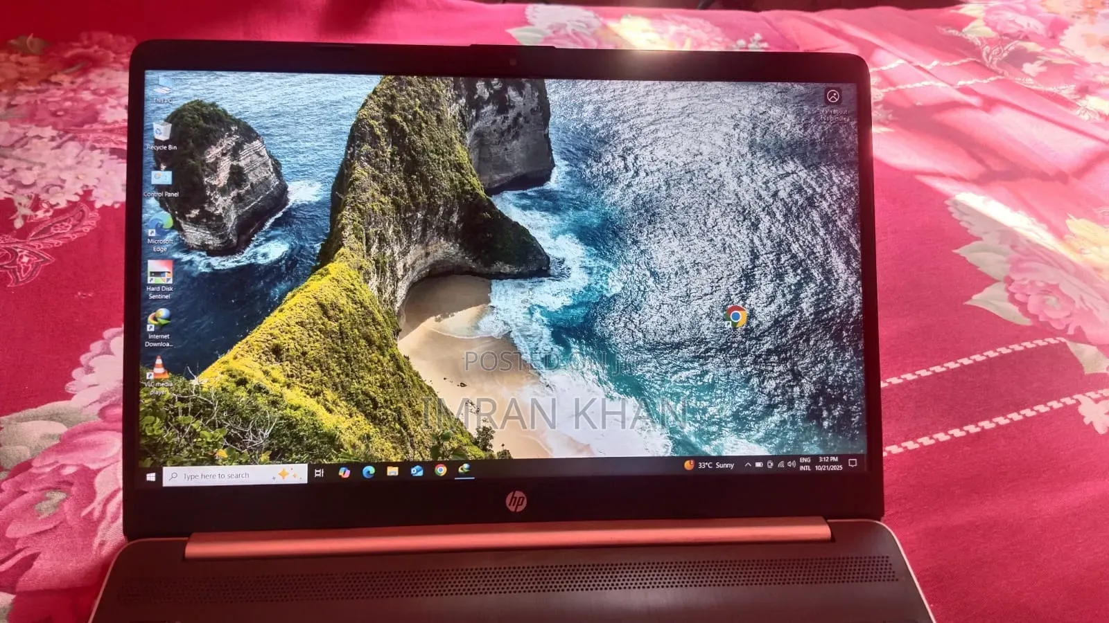 Laptop HP 15-Dw1197nia 4GB Intel Core I3 SSD 256GB