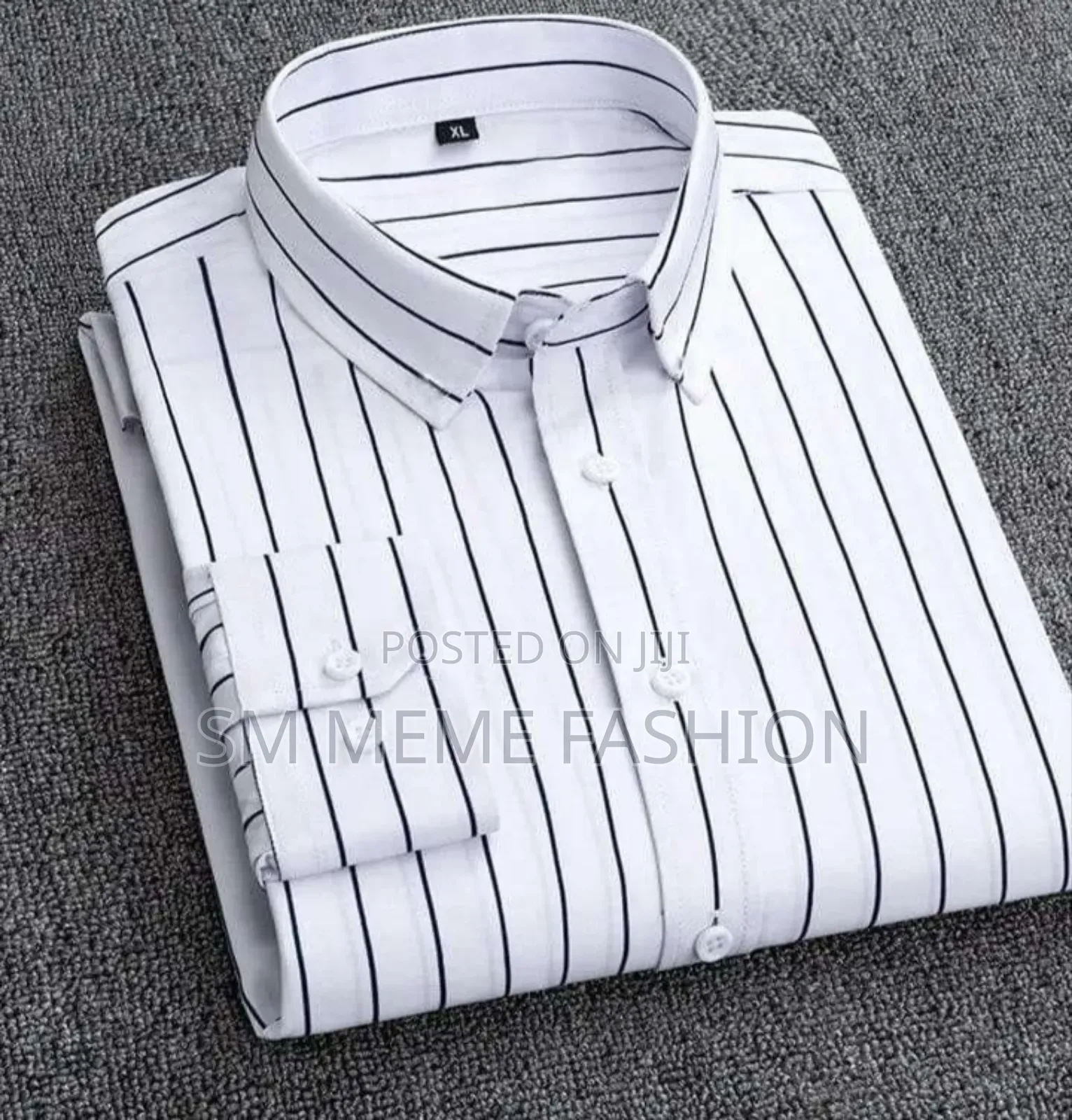Men's Long Sleeve Stripe Print Shirt