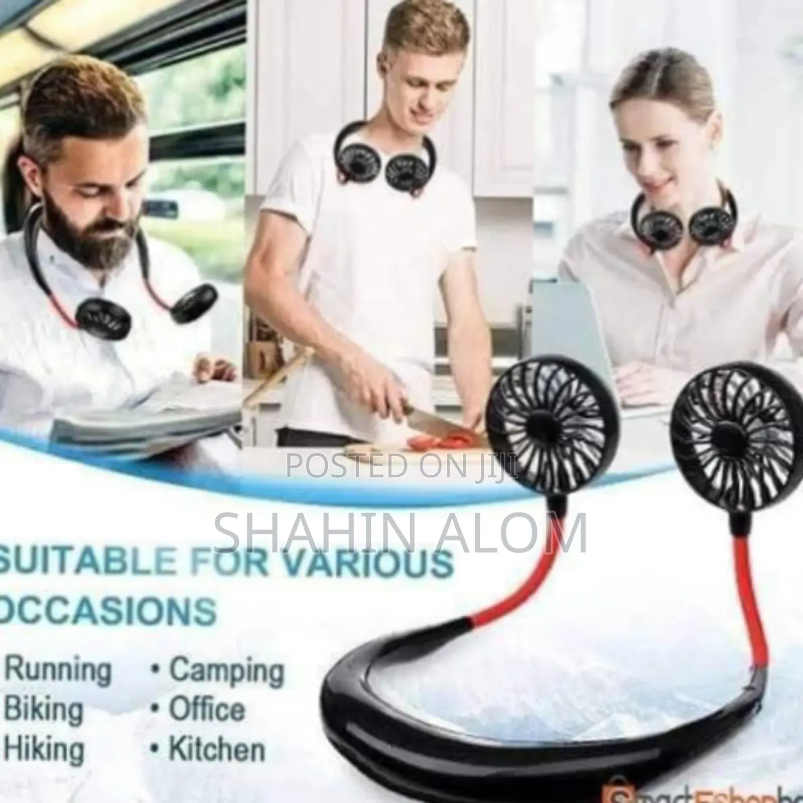 Rechargeable Neck Fan