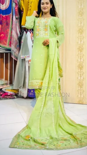 Georgette Embroidery Three Piece