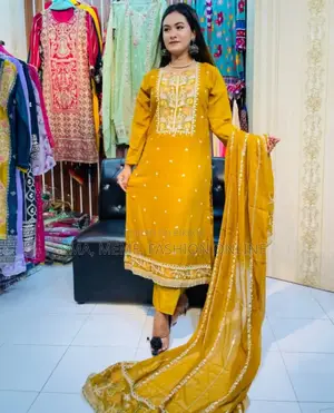 Georgette Embroidery Three Piece