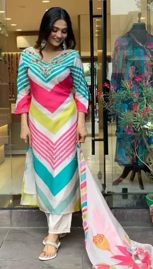 Readymade Cotton Three Piece