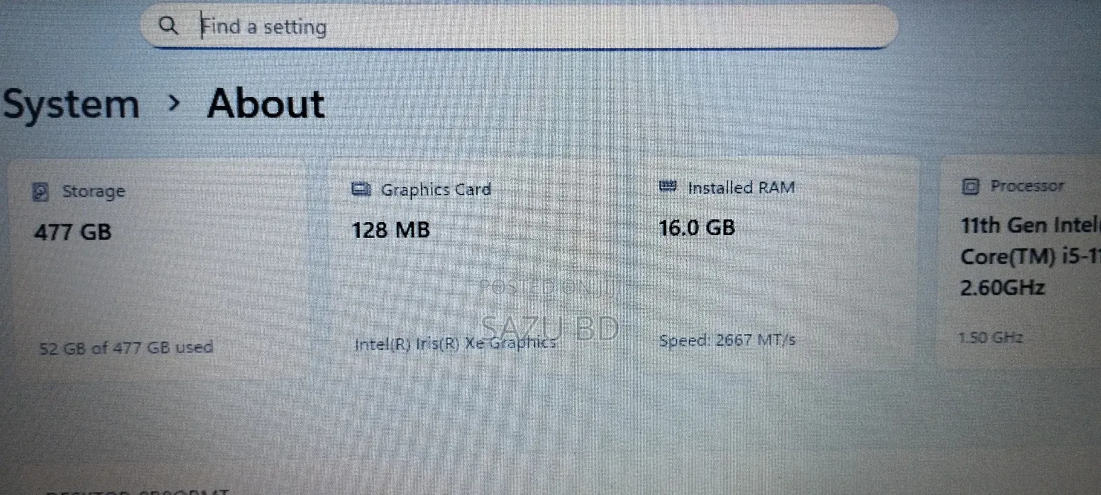 Laptop Dell Latitude 5420 16GB Intel Core I5 SSD 512GB