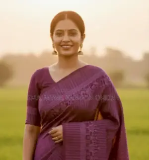 সুতি শাড়ি ব্লাউজ পিস সহ