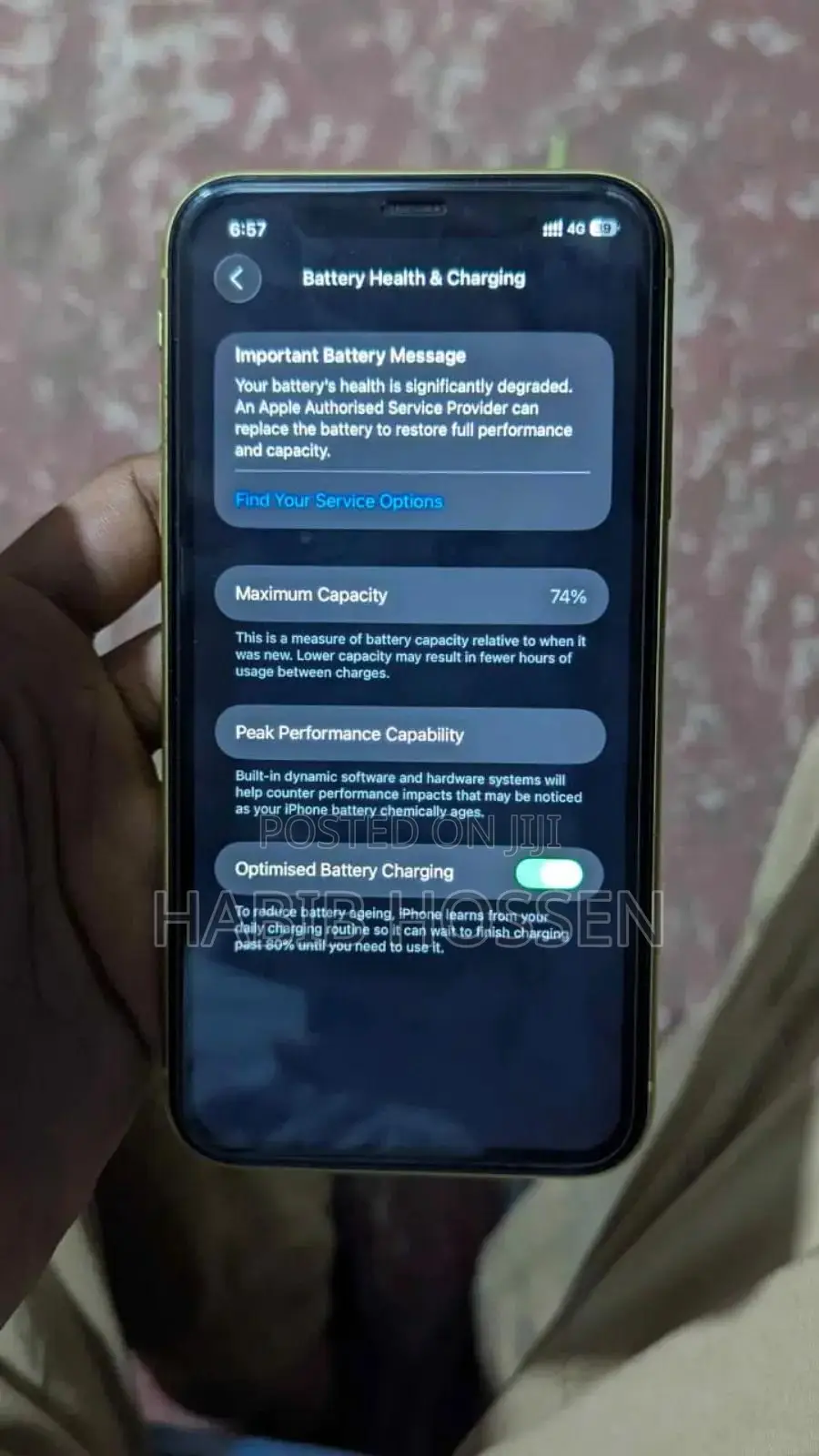 Apple iPhone 11 128 GB Yellow