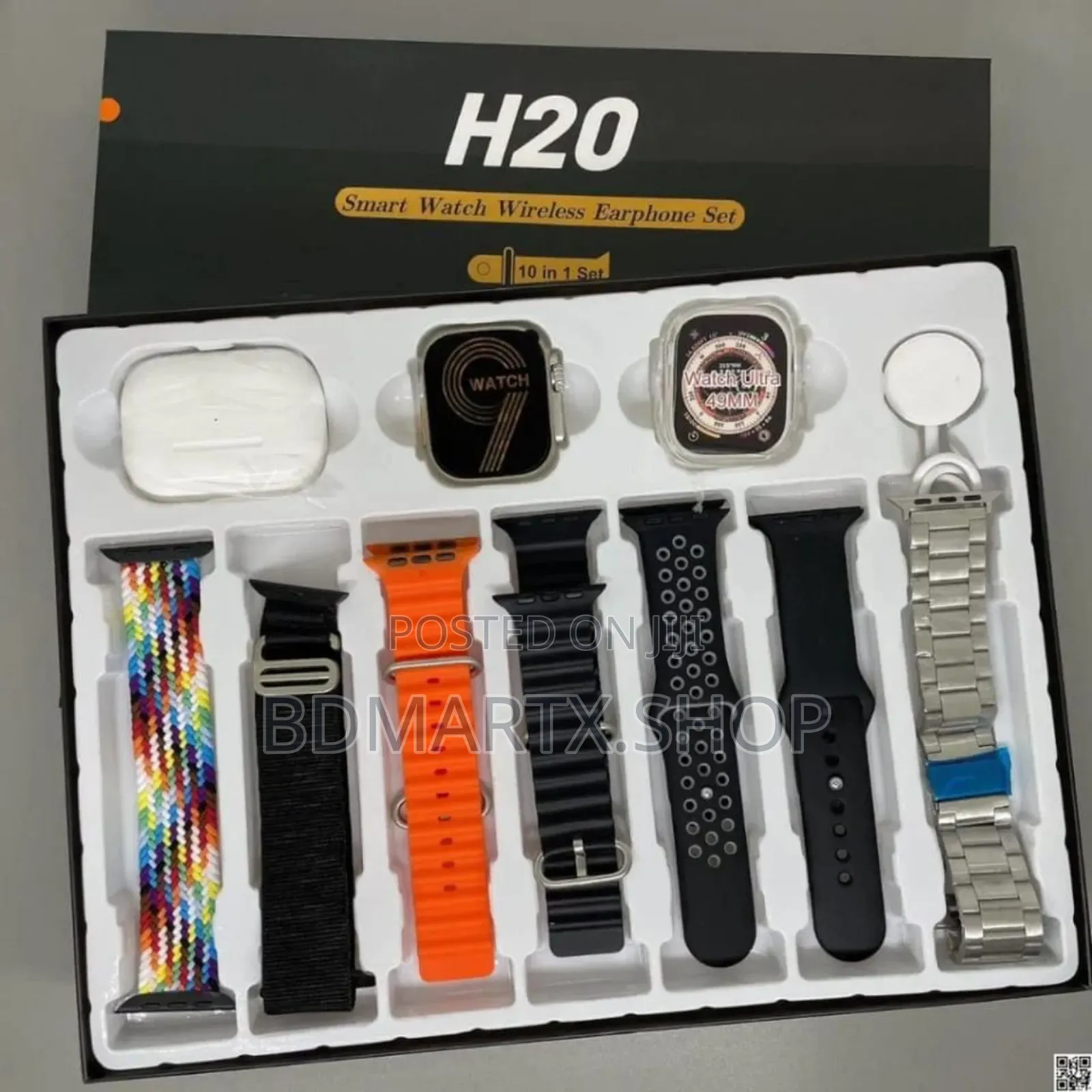 H20 Smart Watch Combo Pack – 10 in 1 Premium Set!