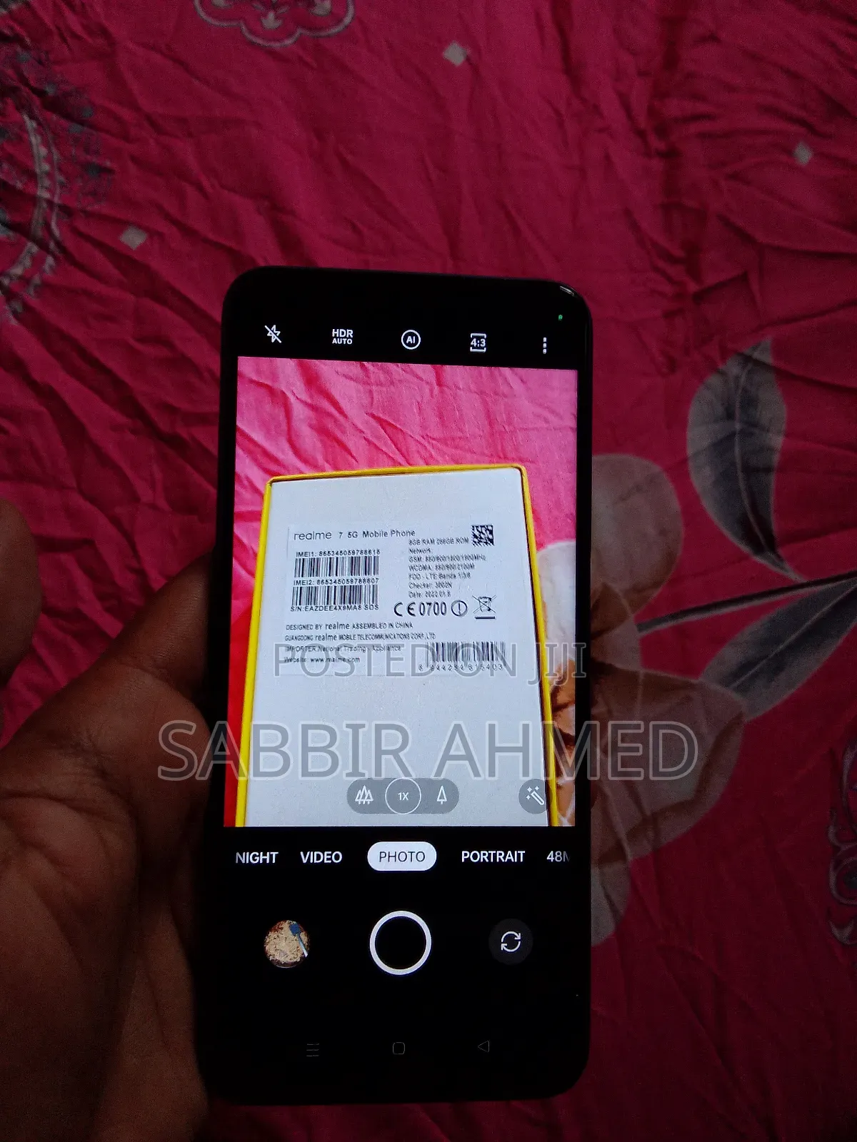 New Realme 7 5G 128 GB Blue