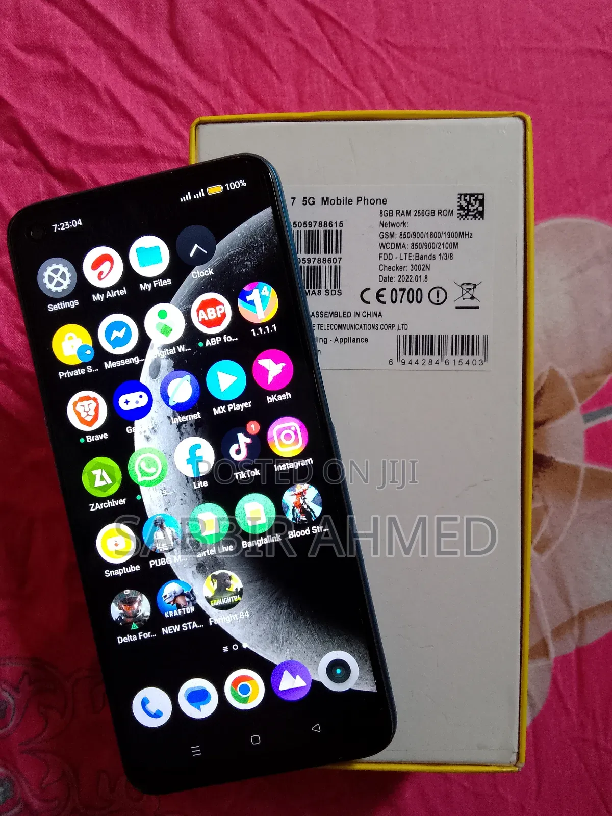 New Realme 7 5G 128 GB Blue