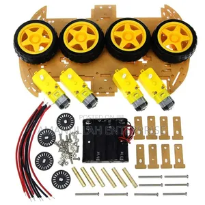 Photo - 4wd Smart Robot Car Chassis Kit, Which Is a Kit for Building a Car.