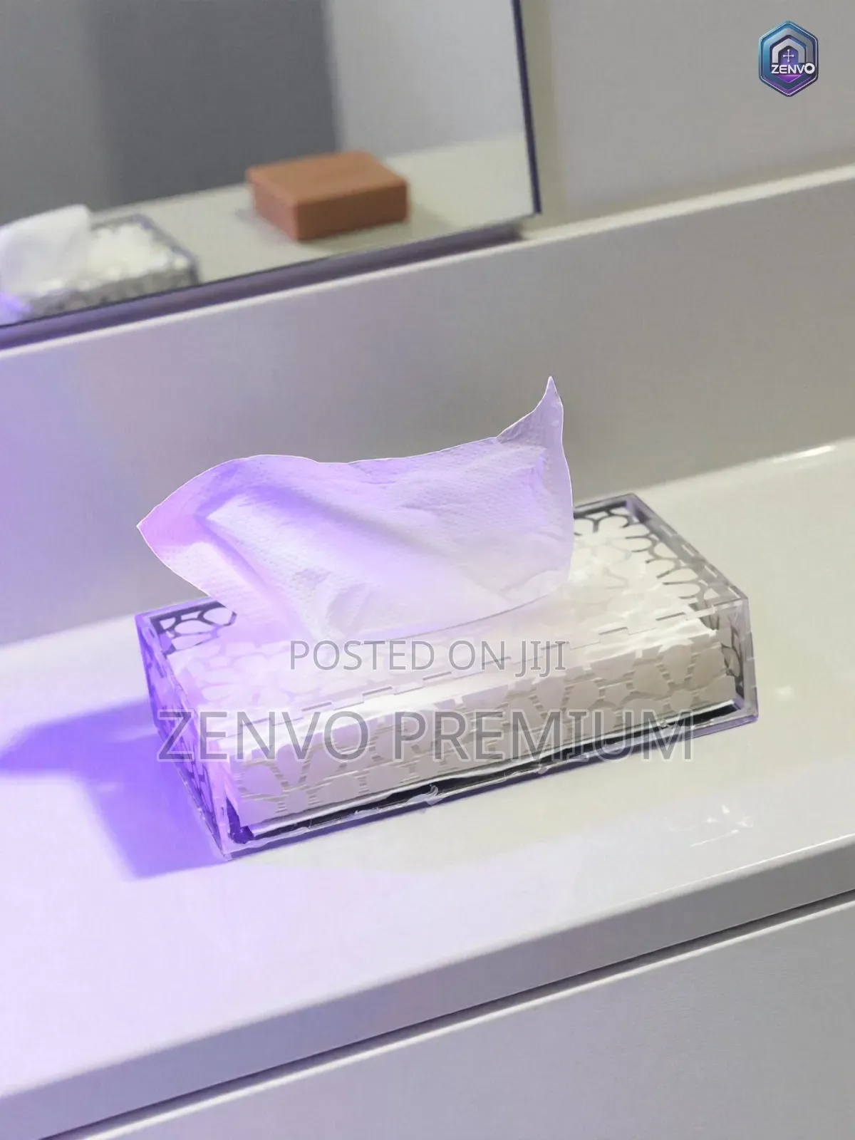 Transparent Acrylic Tissue Holder Box