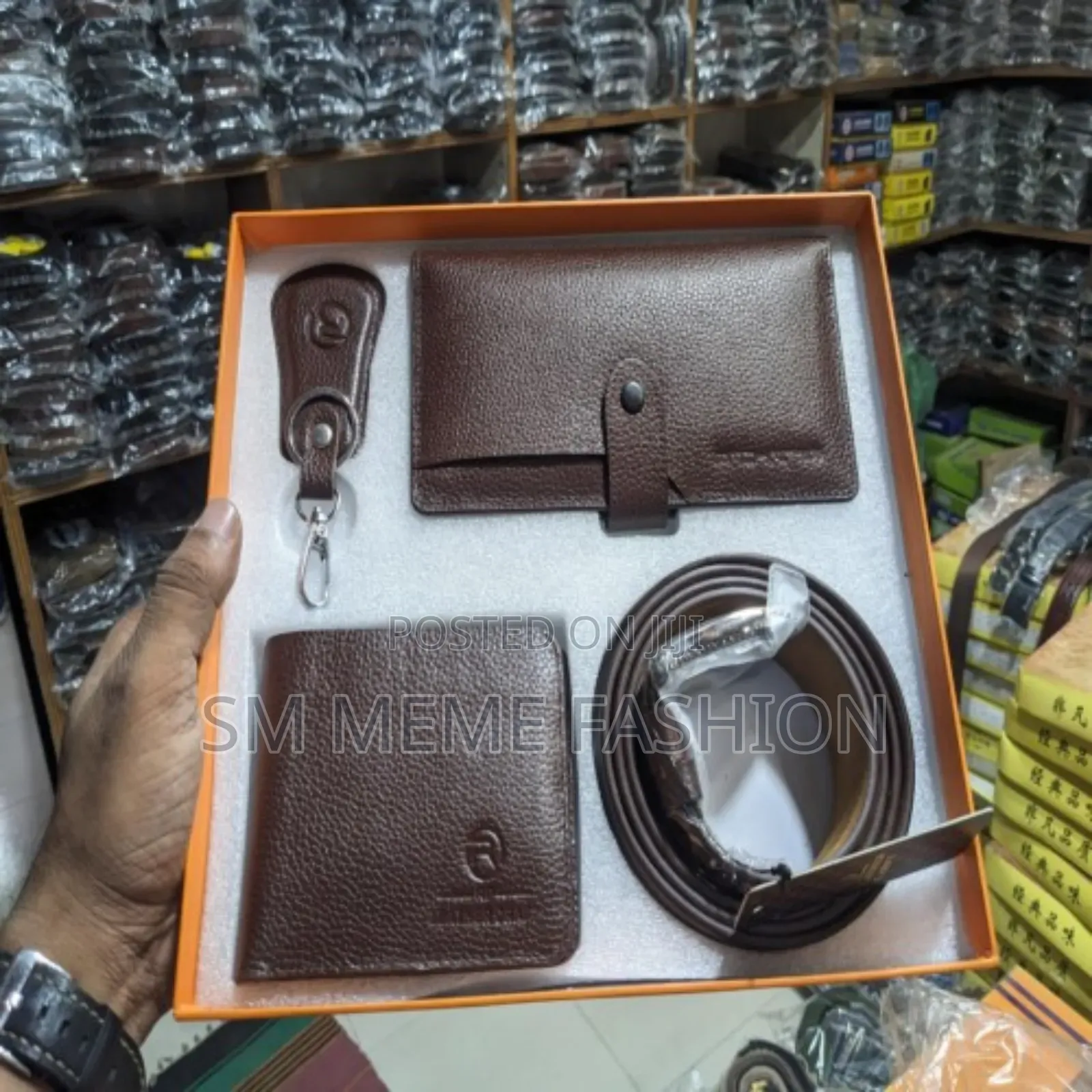 Premium Leather Combo 4 in 1 for Men 
Premium Leather Combo: