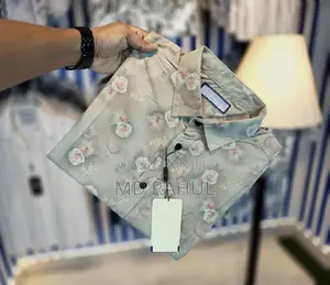 China Pure Black Magnet Cotton Full Sleeve Shirt