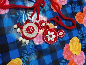 Photo - যেকোনো পূজার জন্য হস্তনির্মিত অলঙ্কার সেট | Handmade Puja Jewelry Set