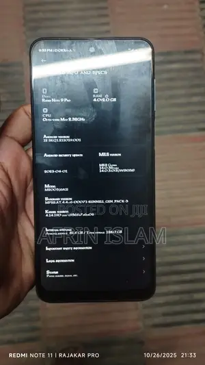 Xiaomi Redmi Note 9 Pro 128 GB Blue