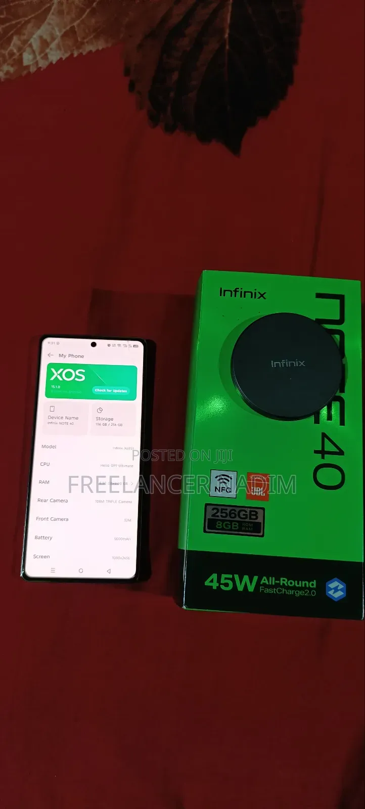 Infinix Note 40 256 GB