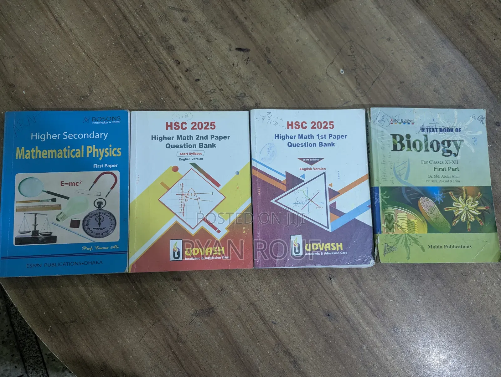 HSC Academic Books +Udvash Qbank
