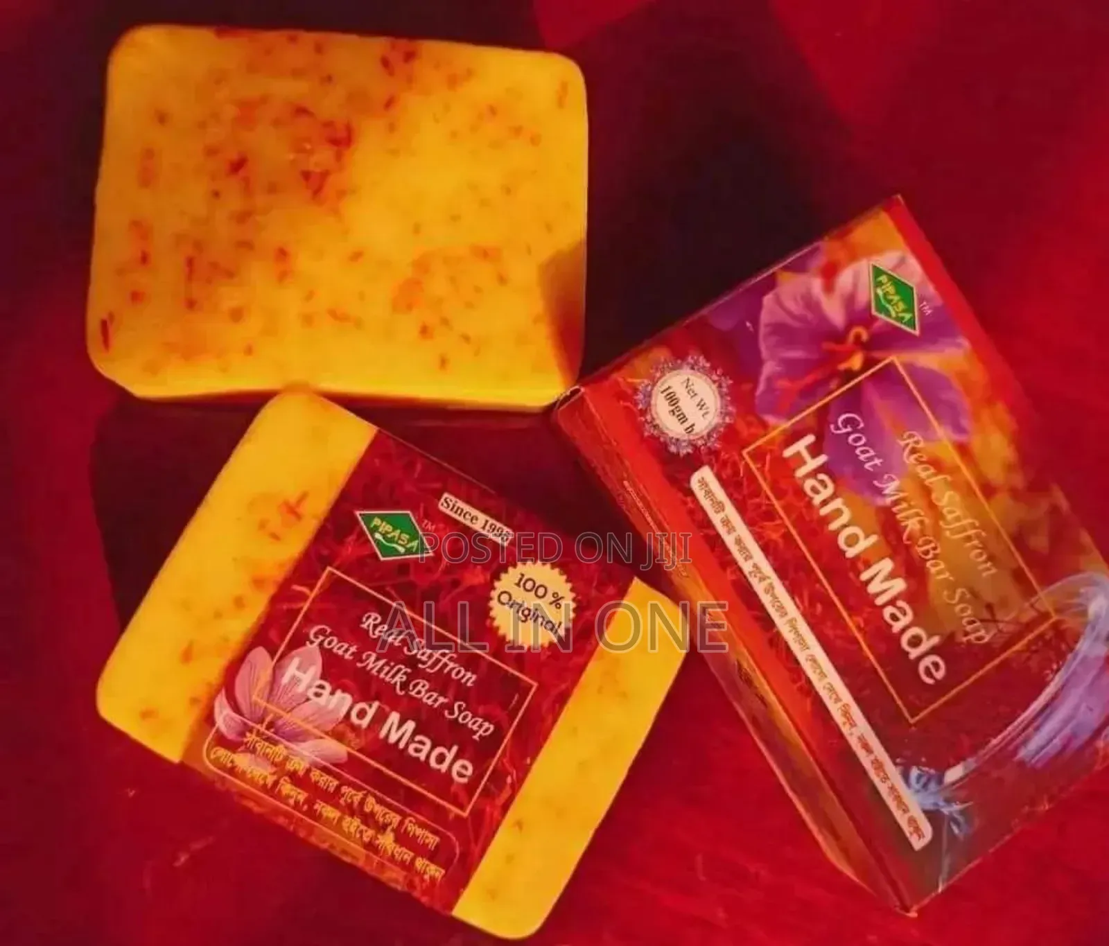 Real Saffron Goat Milk Bar Soap