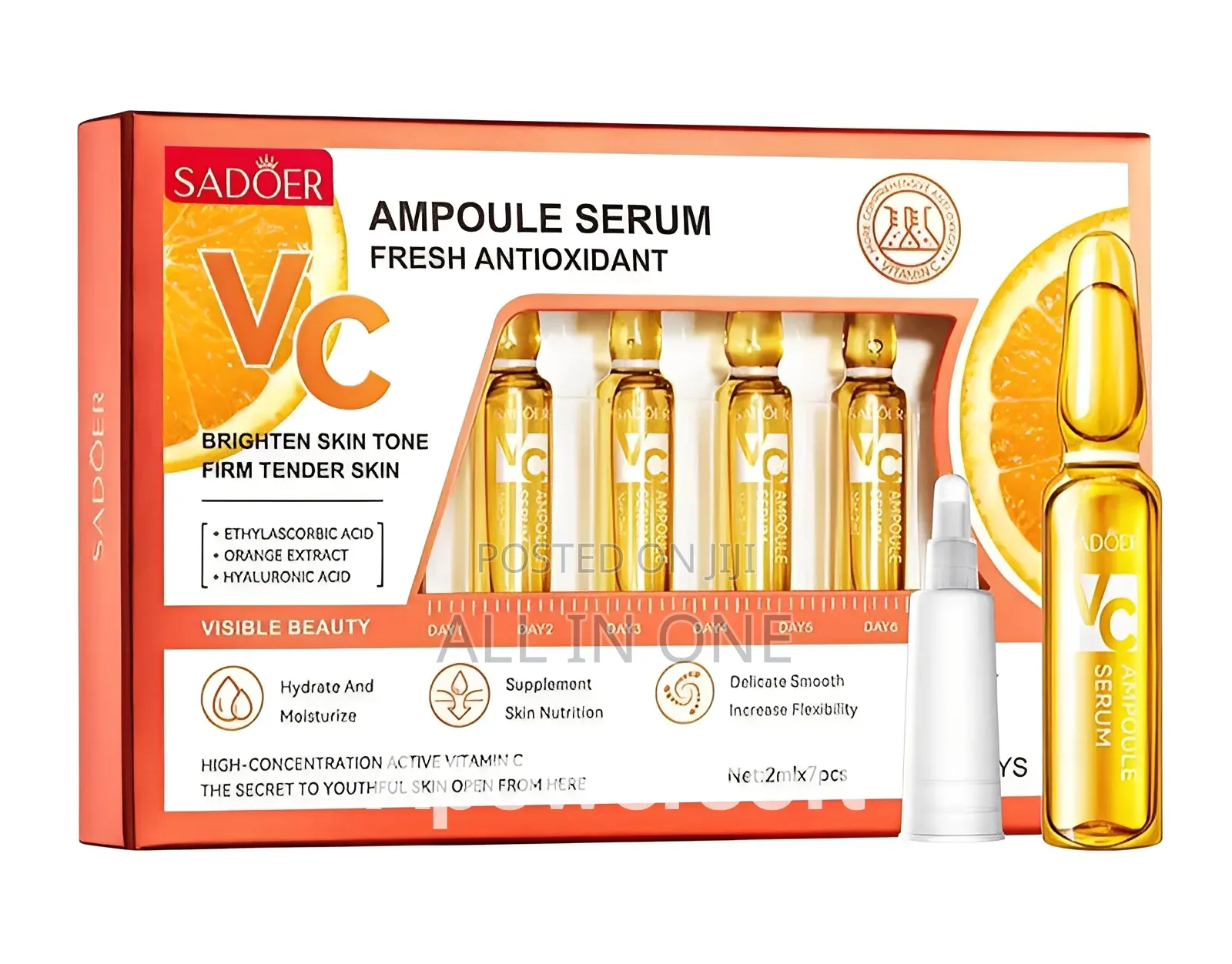 Sadoer Vc Whitening Anti-Wrinkle Ampoule Face Serum 7pcs