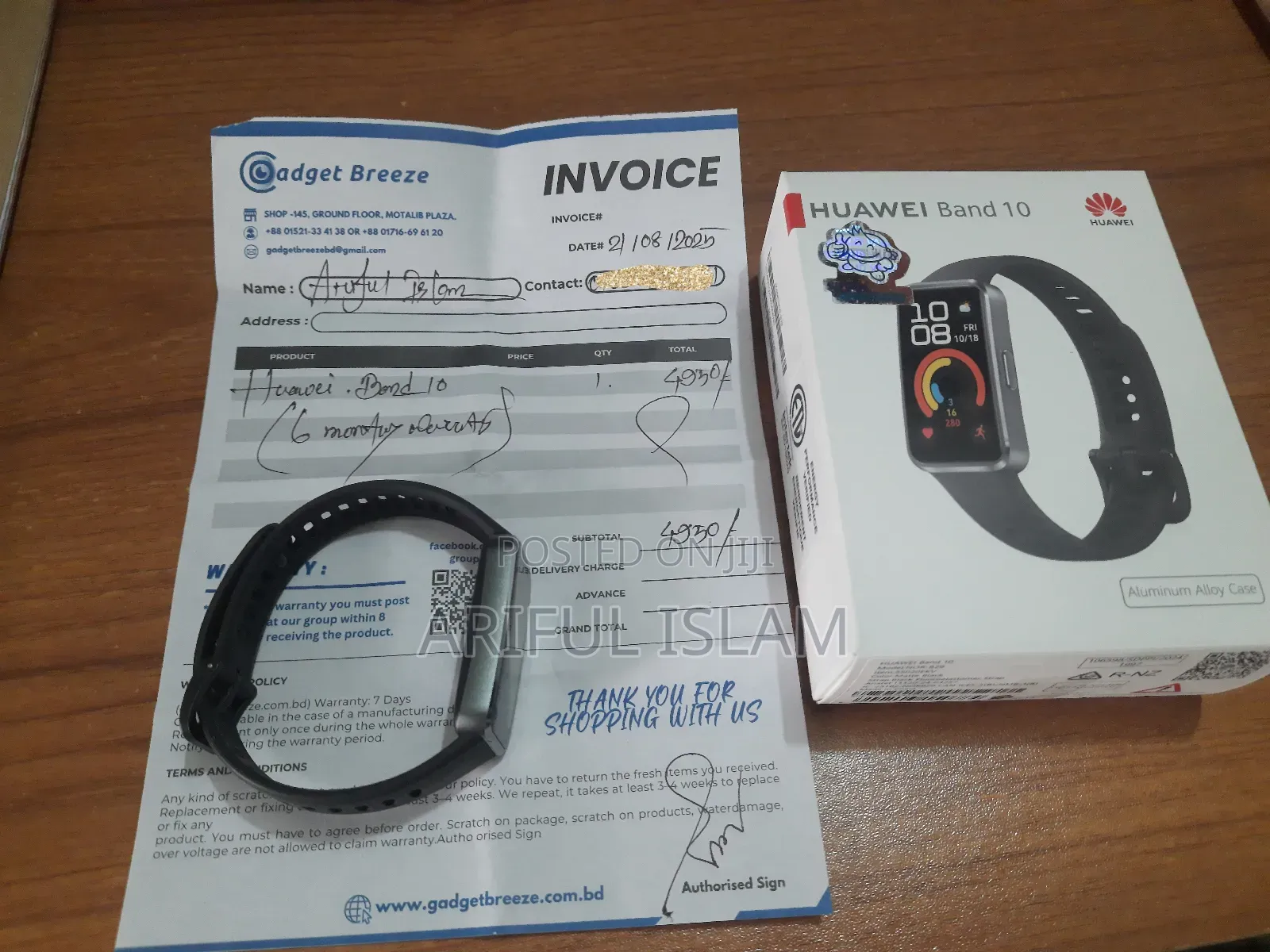 Huawei Band 10 Aluminium