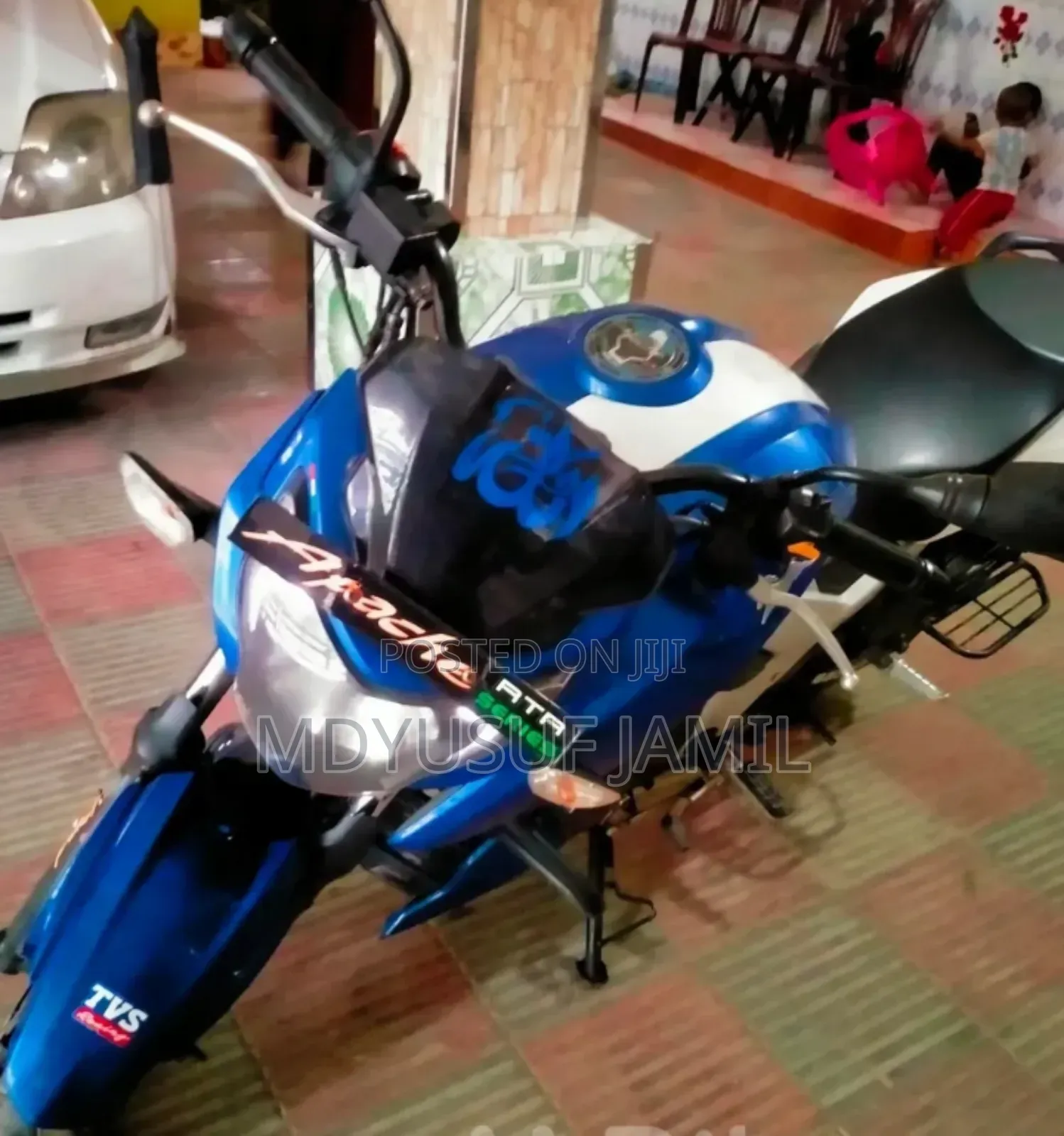 TVS Apache 160 4V 2019 Blue