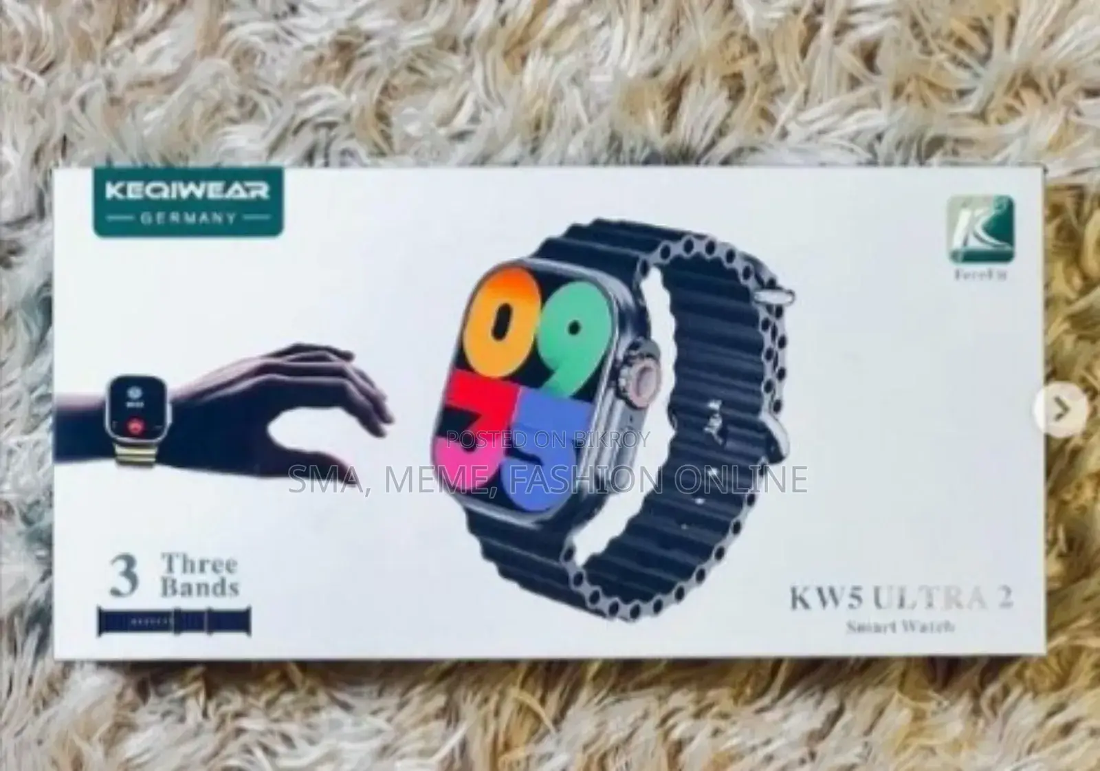 সম্পূর্ণ স্ক্রিন সহ KW5 Ultra 2
