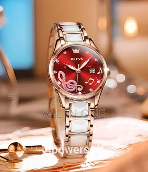 Olevs 3605 Fashion Diamond Ceramic Watch