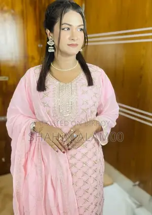Georgette Embroidery Three Piece