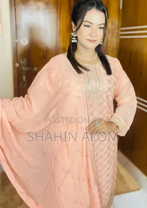 Georgette Embroidery Three Piece