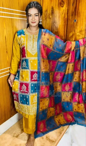 Georgette Embroidery Three Piece