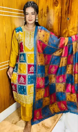 Georgette Embroidery Three Piece