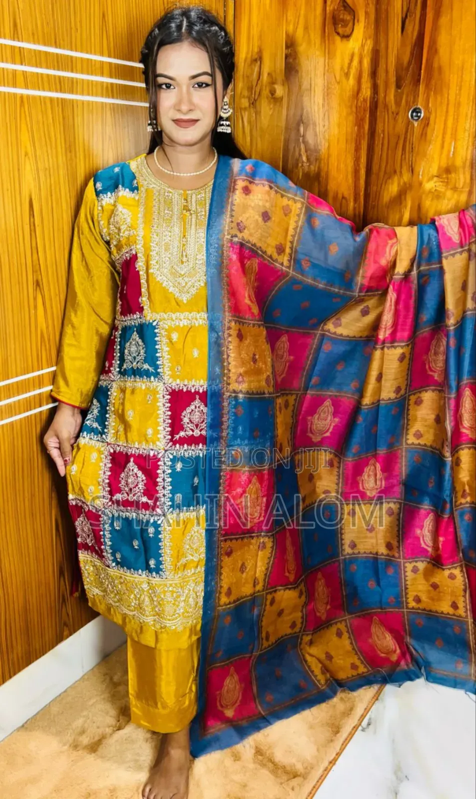 Georgette Embroidery Three Piece