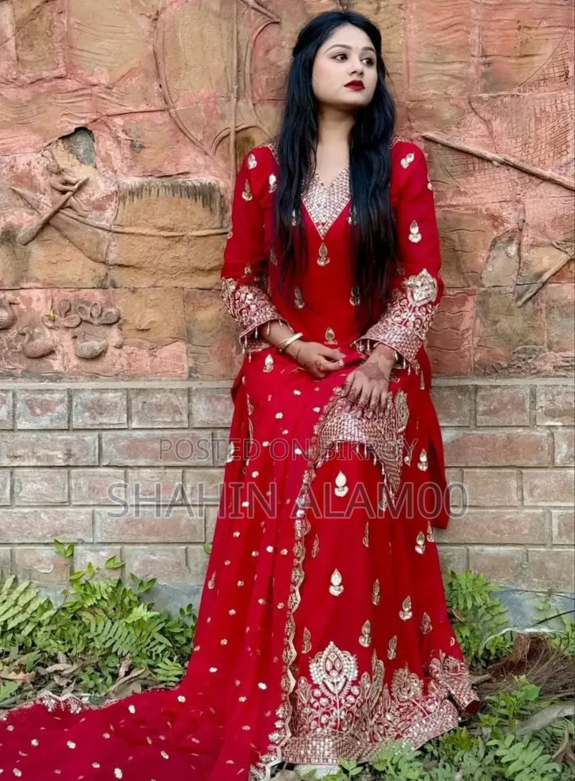 ইন্ডিয়ান ফক্স জর্জেট থ্রি পিস