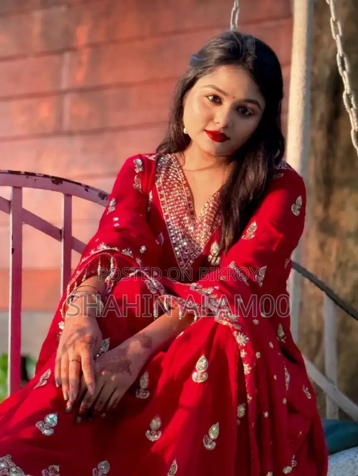 ইন্ডিয়ান ফক্স জর্জেট থ্রি পিস