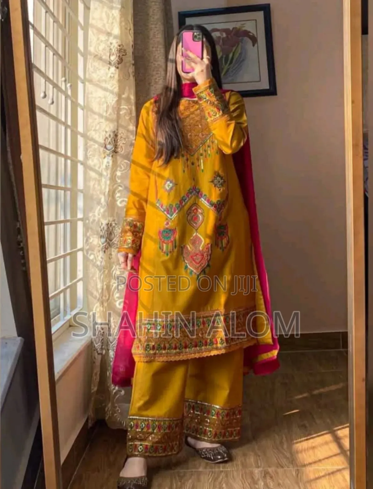 Sequence Embroidery Three Piece