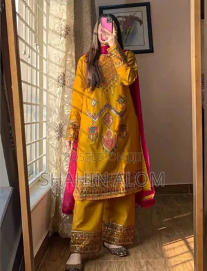 Sequence Embroidery Three Piece