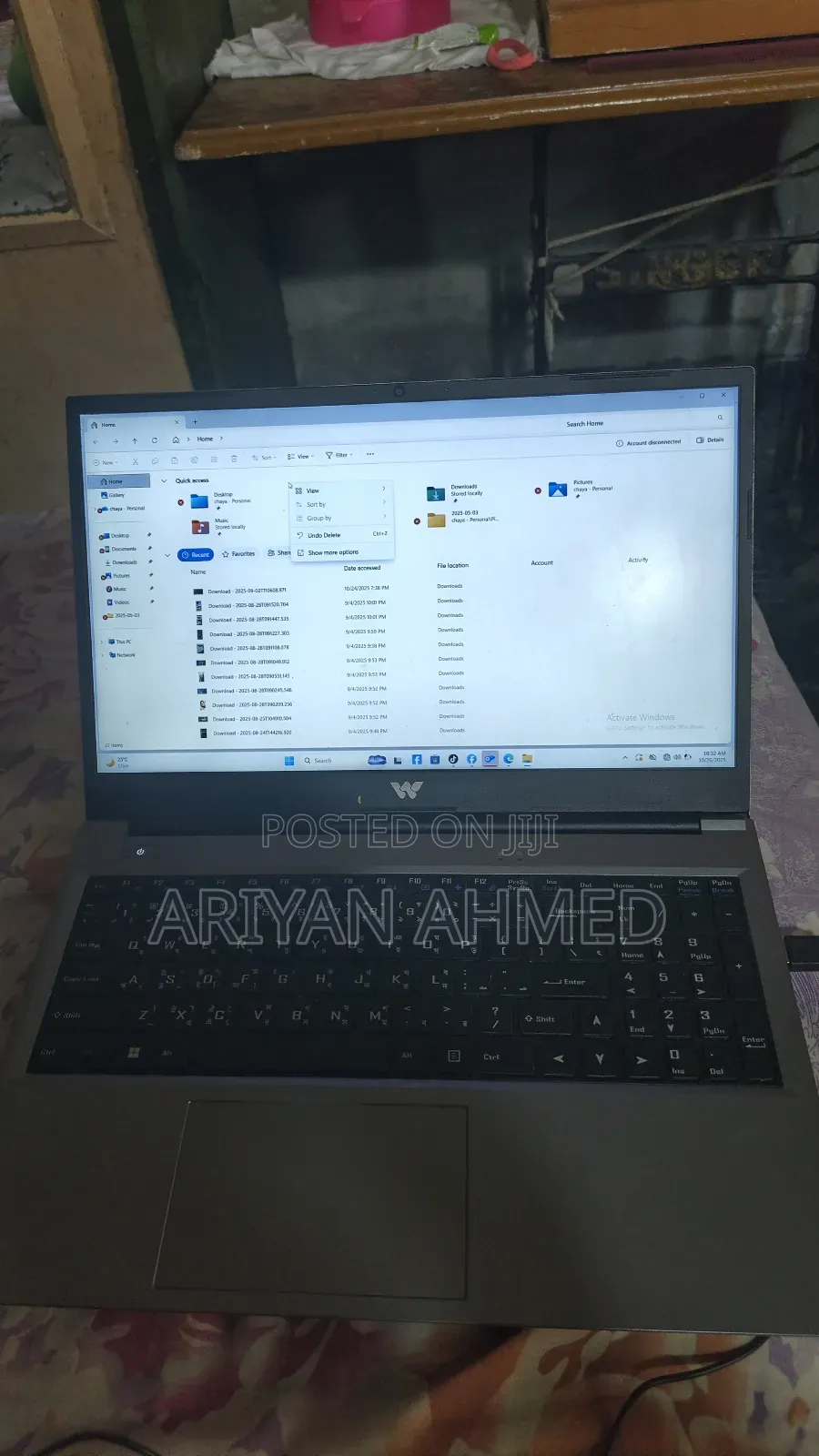 Laptop 8GB Intel Core I3 HDD+SSD 1T