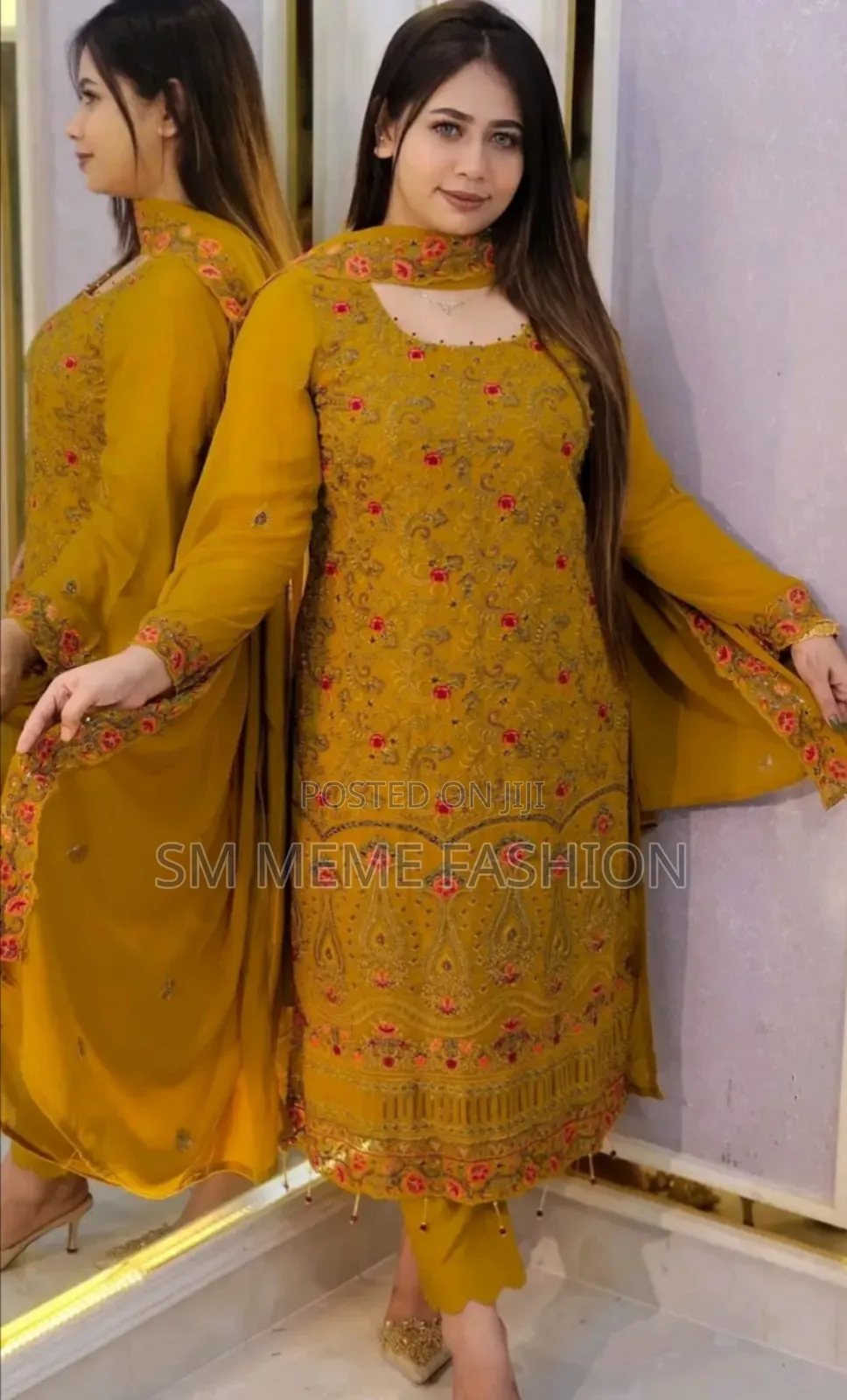 জর্জেট এমব্রয়ডারি ফোর পিস