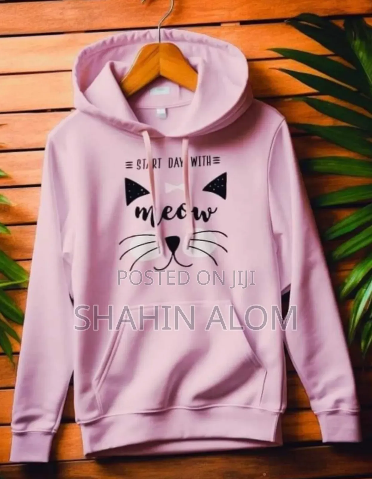 New White Cotton Fabrics New Stylish Hoddie for Womens